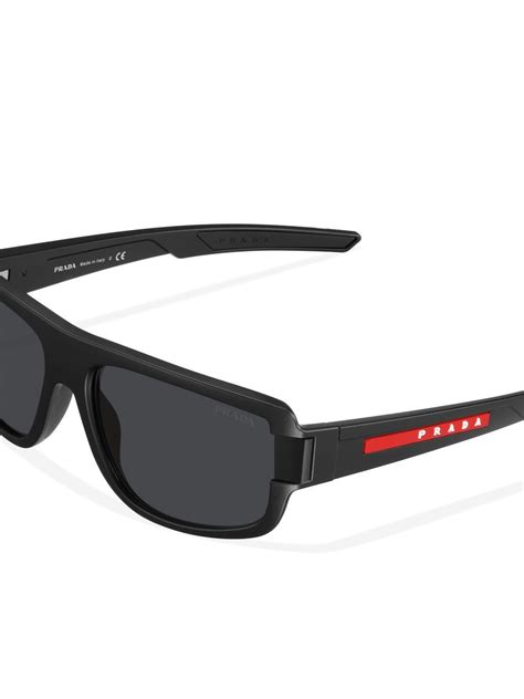 prada sonnenbrille schwarz rot